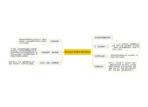 辨证施护的基本原则简述