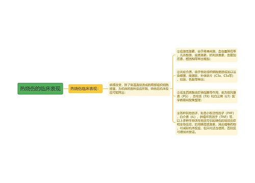 热烧伤的临床表现