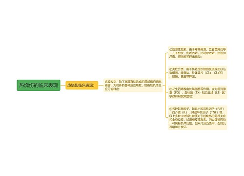 热烧伤的临床表现