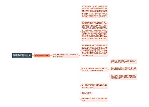 妊娠梅毒防治措施