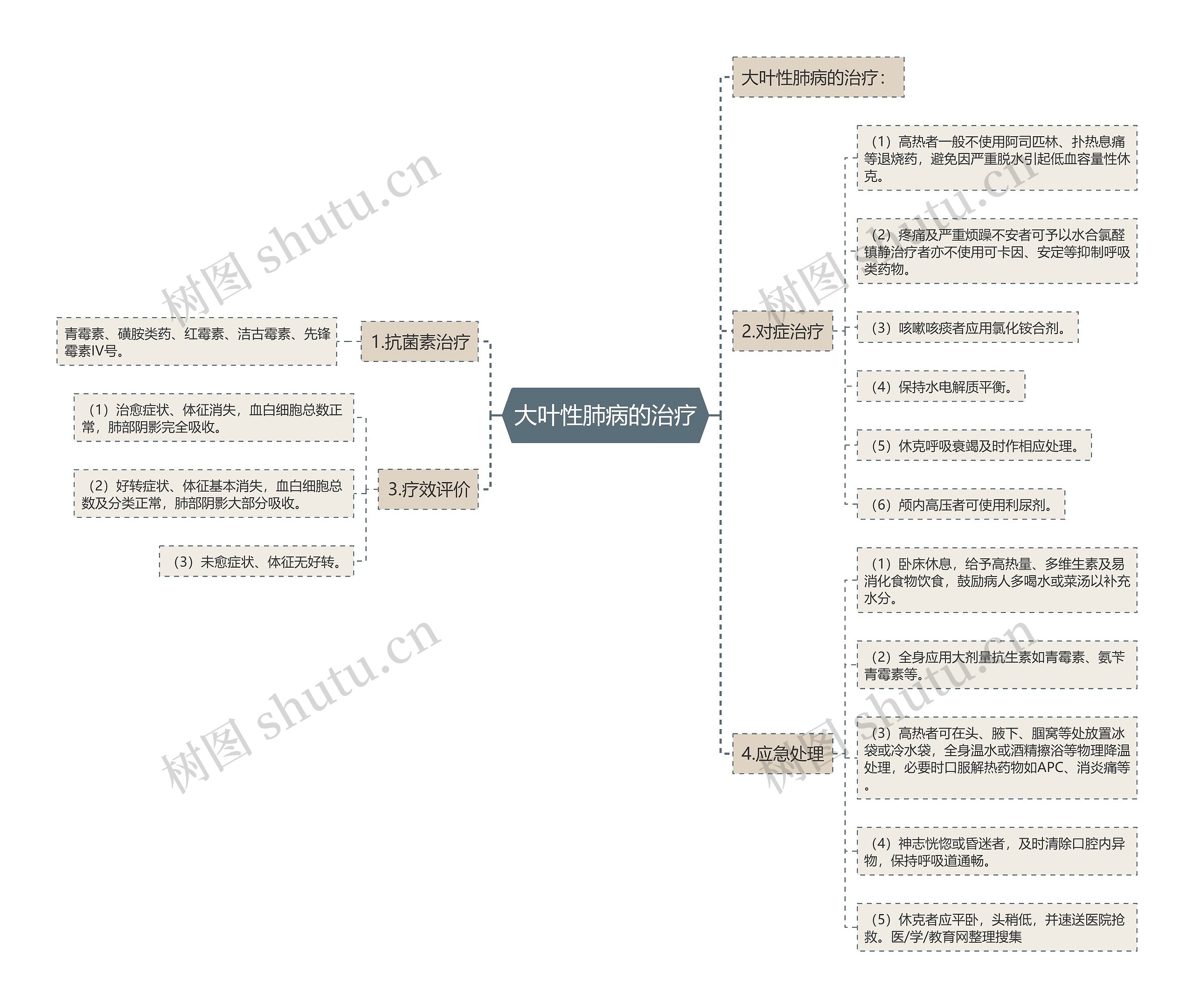 大叶性肺病的治疗 大叶性肺病的治疗