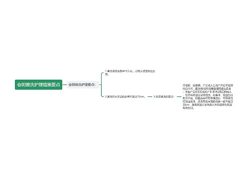 会阴擦洗护理措施要点