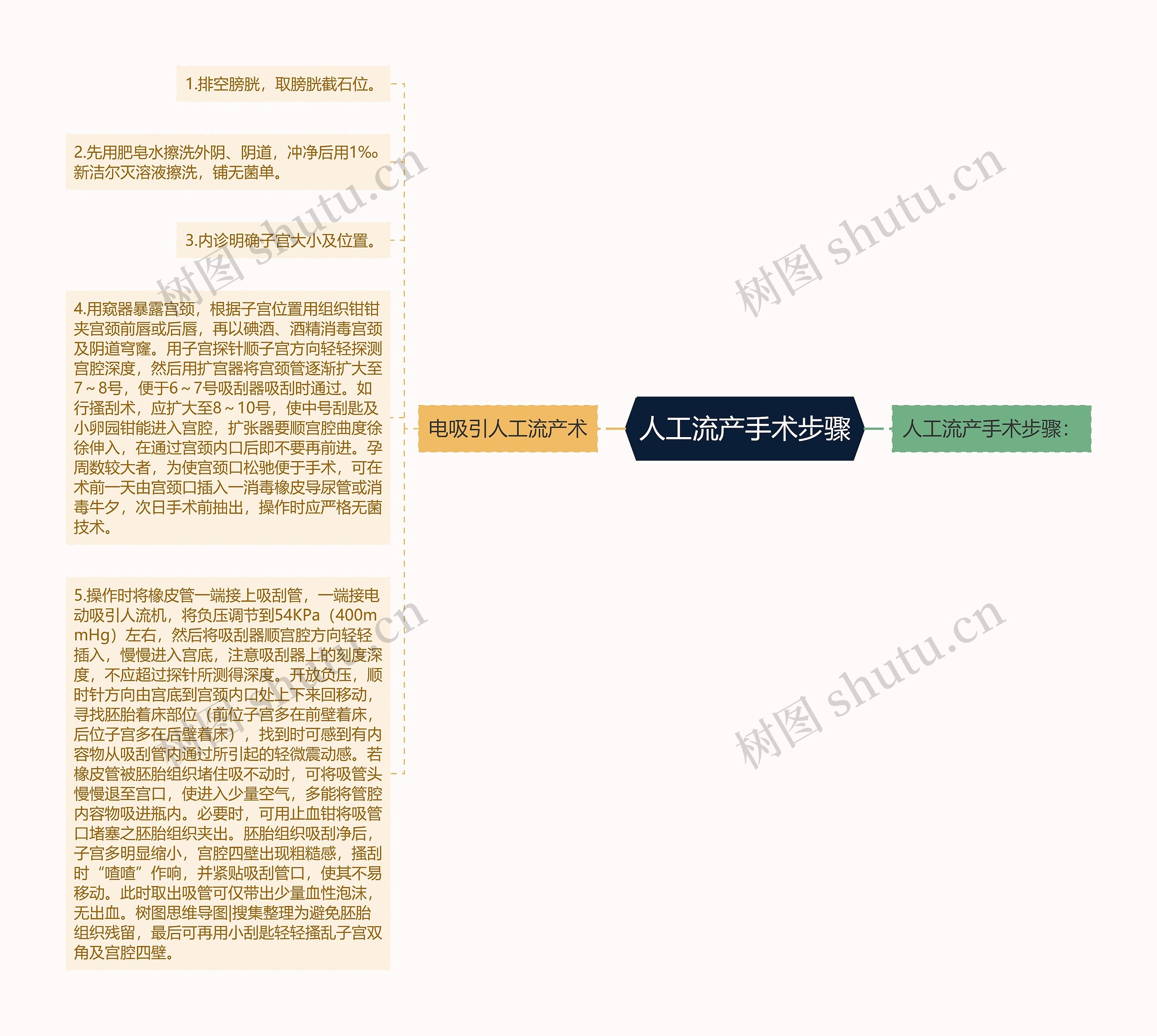 人工流产手术步骤