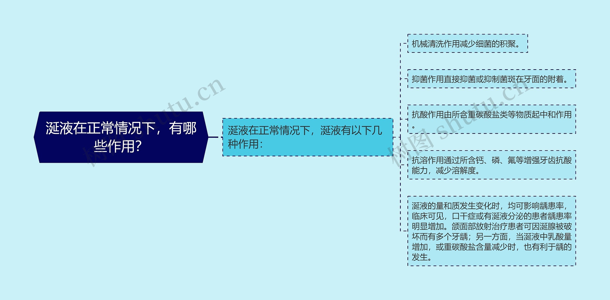 涎液在正常情况下，有哪些作用？