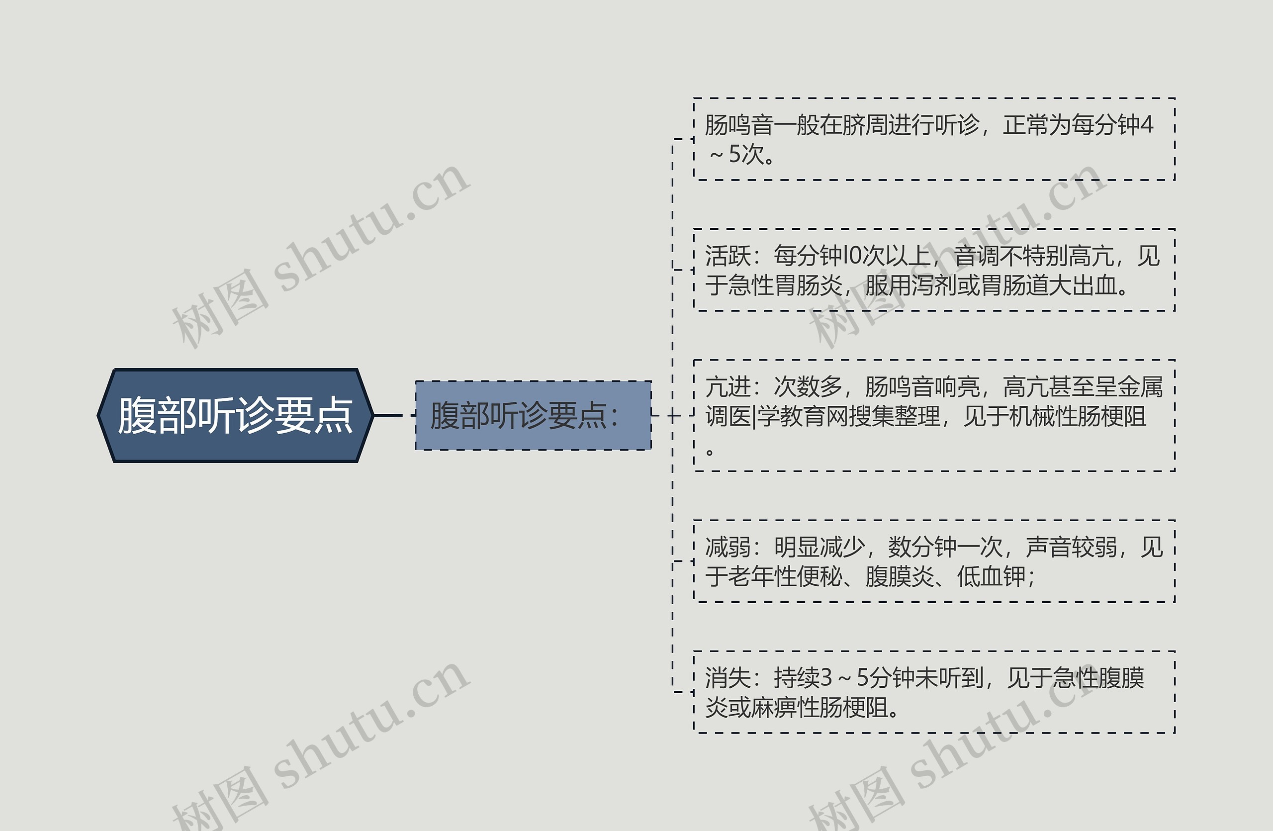腹部听诊要点