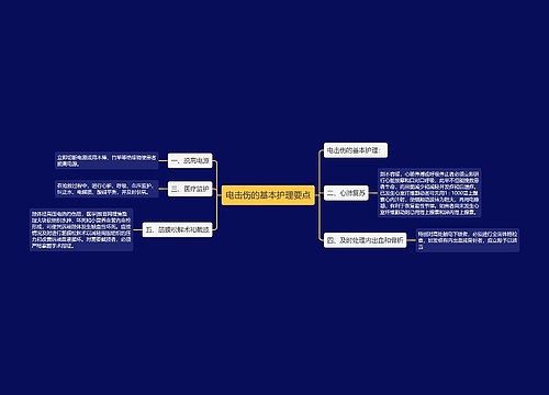 电击伤的基本护理要点