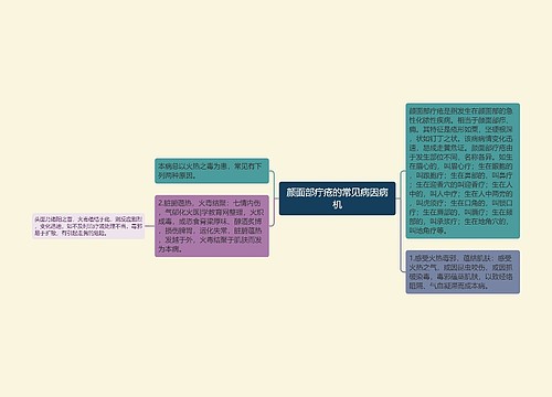 颜面部疔疮的常见病因病机