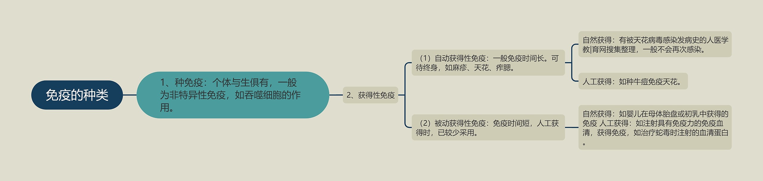 免疫的种类