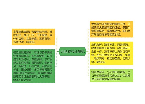 大肠液亏证病机