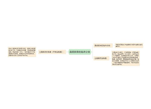 直肠脱垂的临床分类