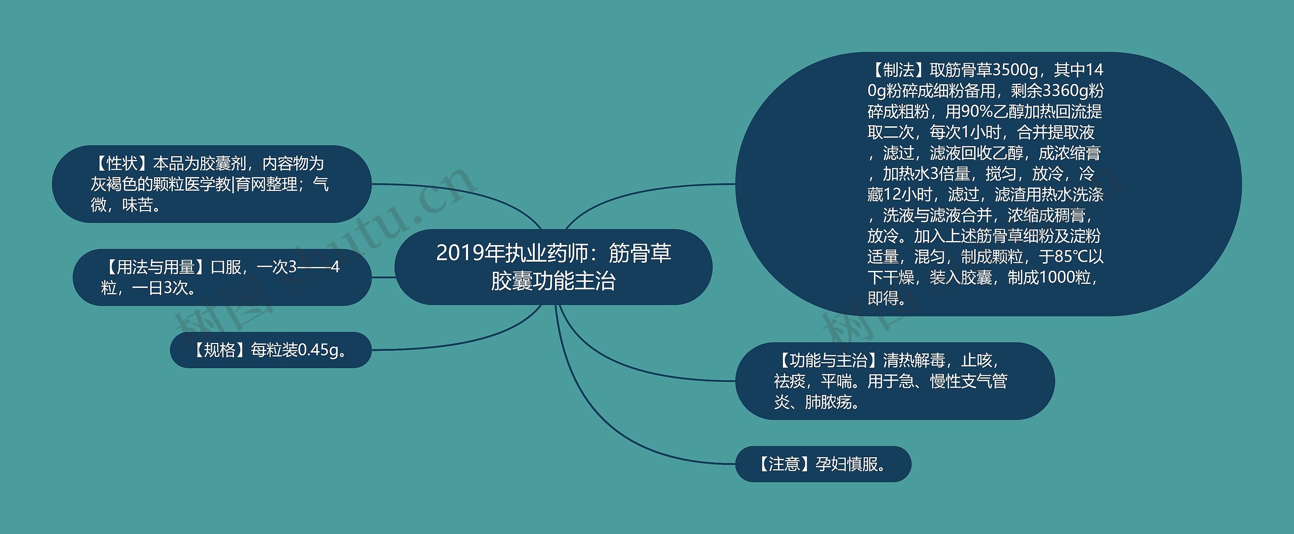 2019年执业药师：筋骨草胶囊功能主治