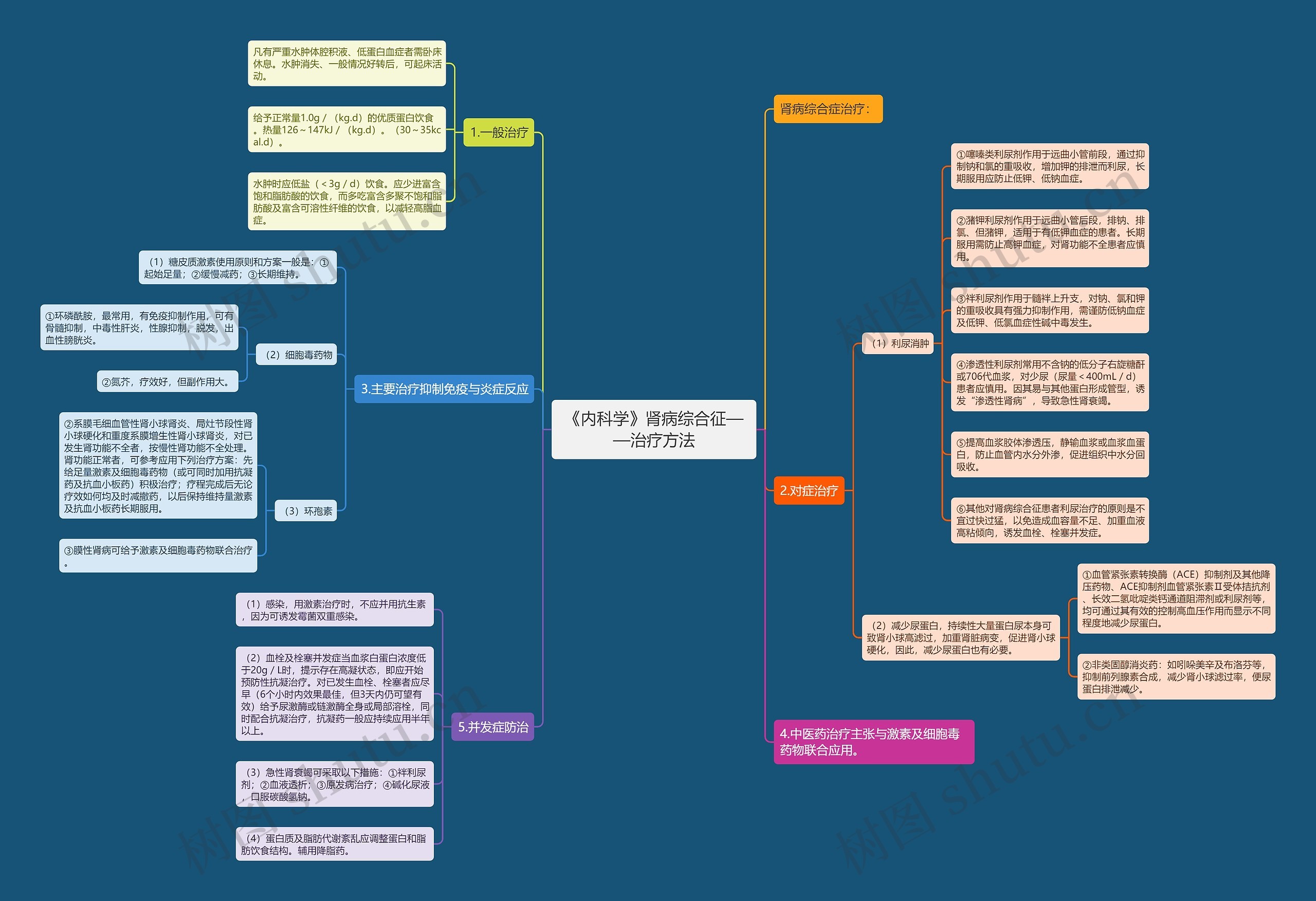 《内科学》肾病综合征——治疗方法 《内科学》肾病综合征——治疗方法