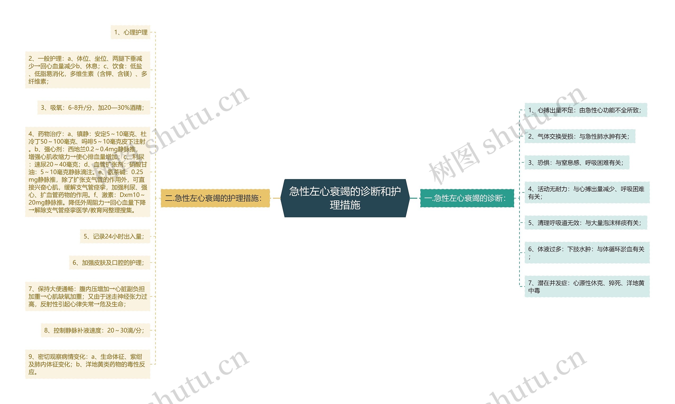 急性左心衰竭的诊断和护理措施