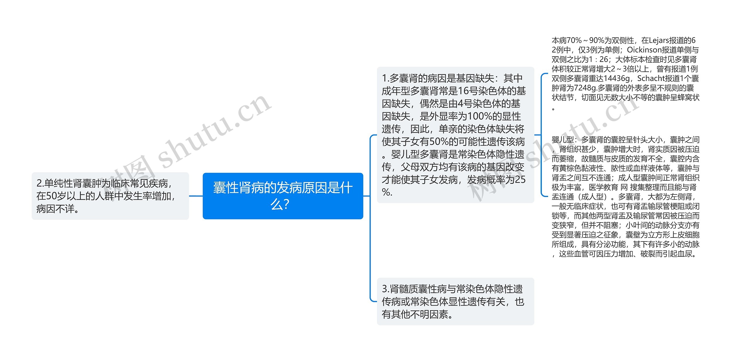 囊性肾病的发病原因是什么？