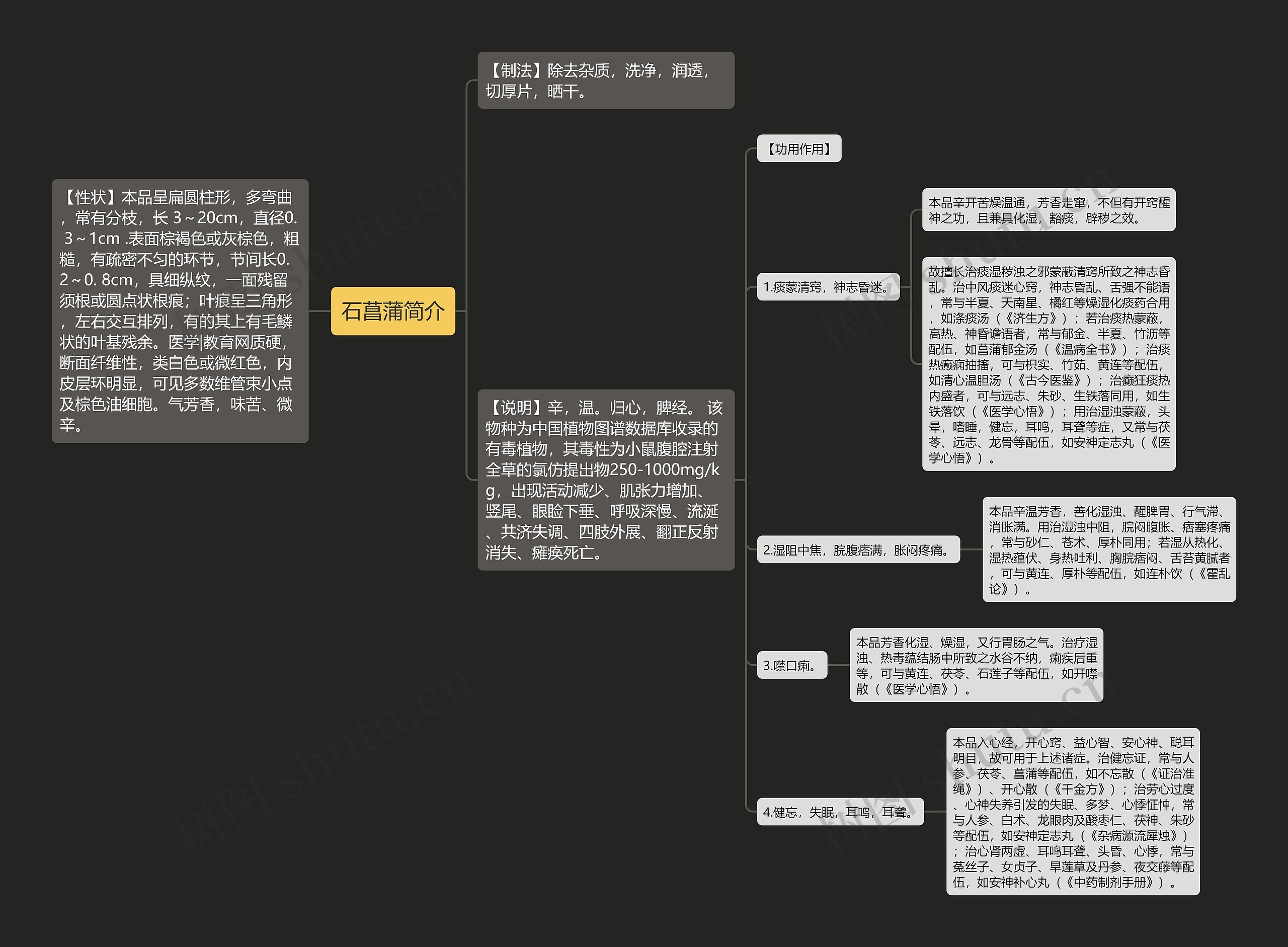 石菖蒲简介 石菖蒲简介