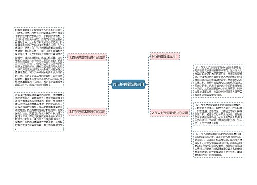 NIS护理管理应用