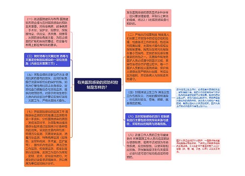 有关医院感染的预防和控制是怎样的？