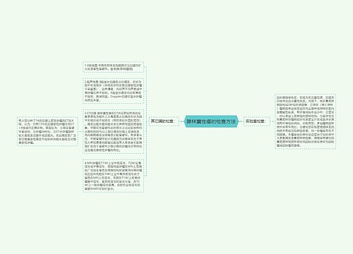 腺样囊性癌的检查方法