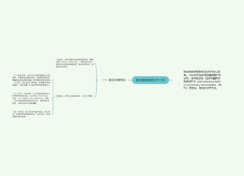 肺动脉瓣成形术介绍