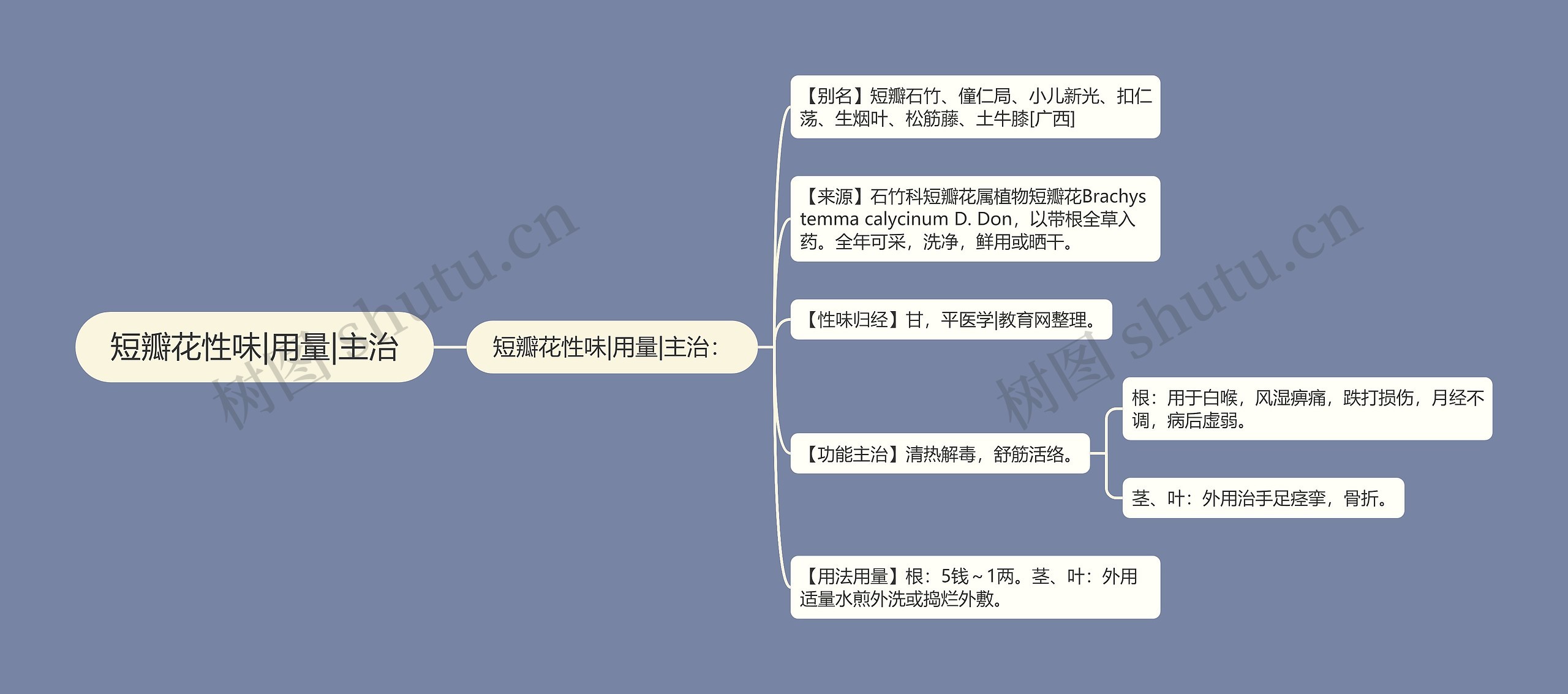 短瓣花性味|用量|主治 短瓣花性味|用量|主治