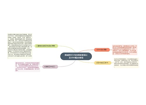 肺减容手术的准备事项以及术中配合事项