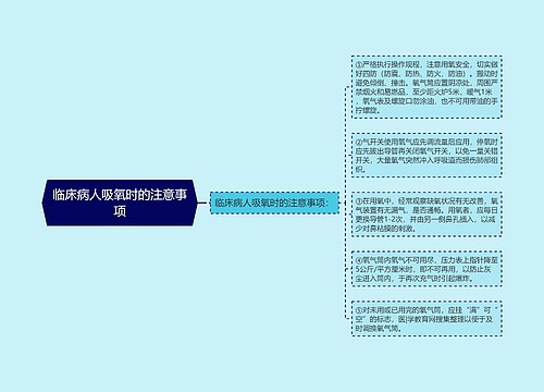 临床病人吸氧时的注意事项