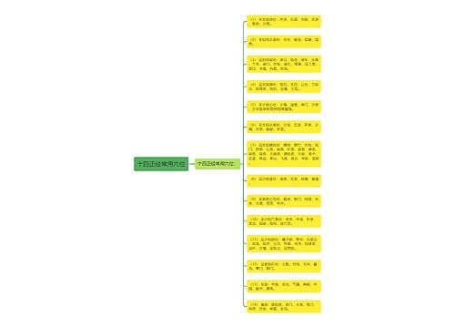 十四正经常用穴位
