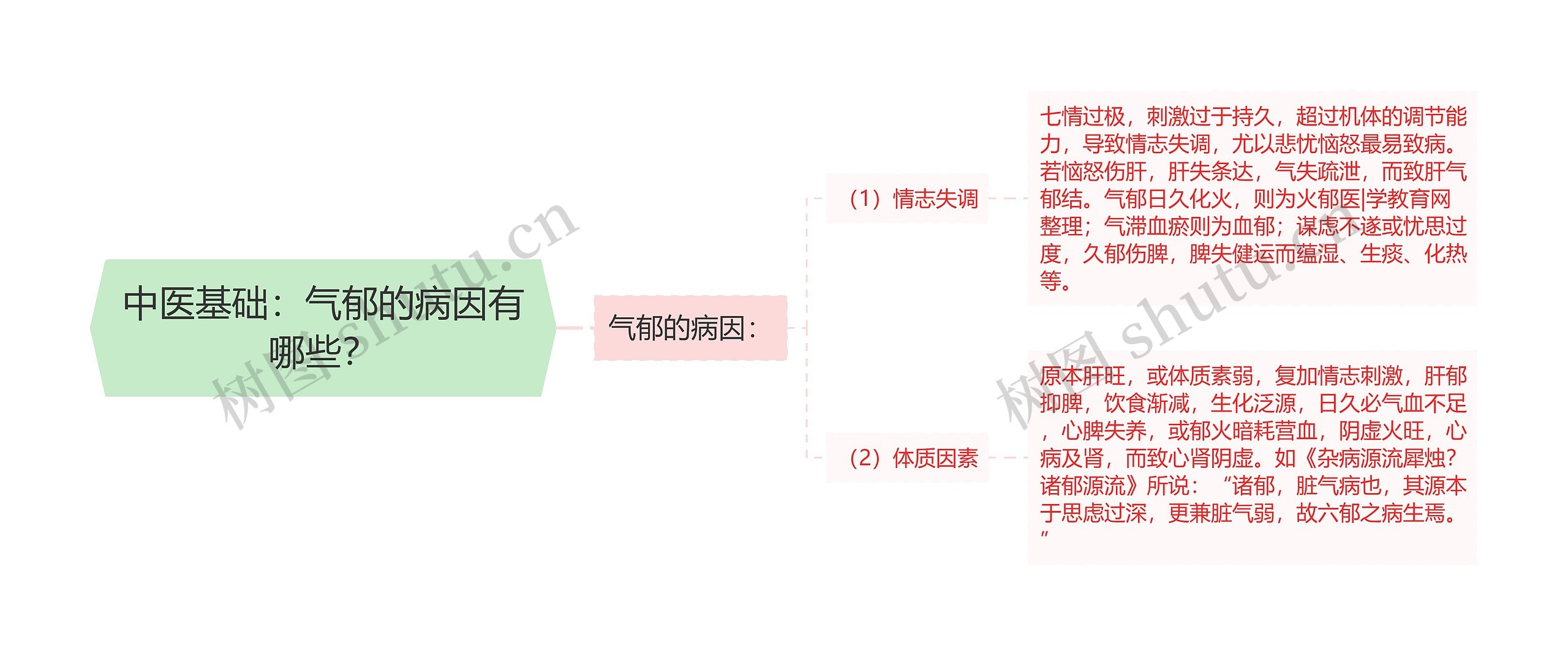 中医基础：气郁的病因有哪些？