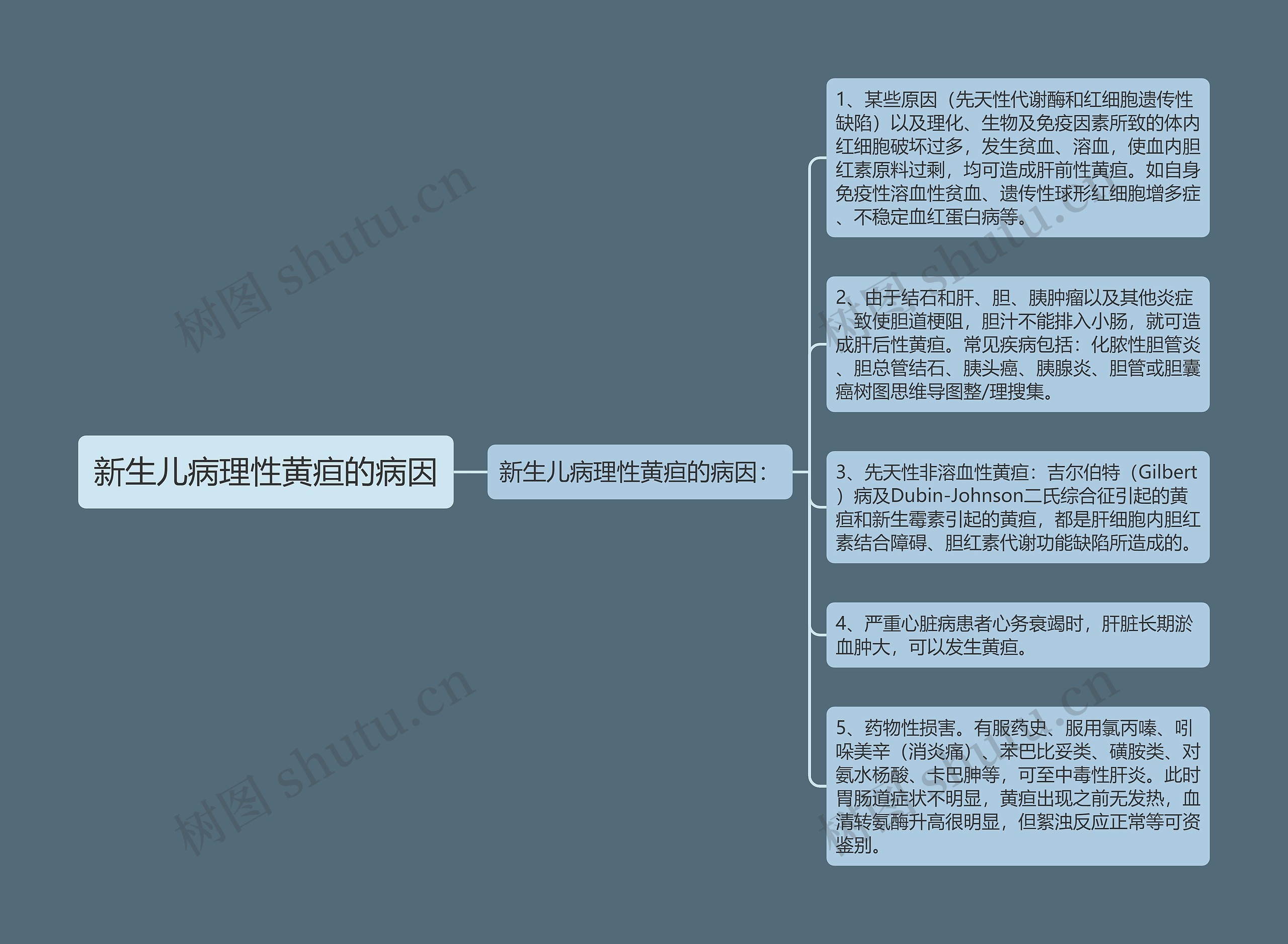 新生儿病理性黄疸的病因