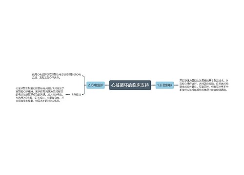 心脏循环的临床支持