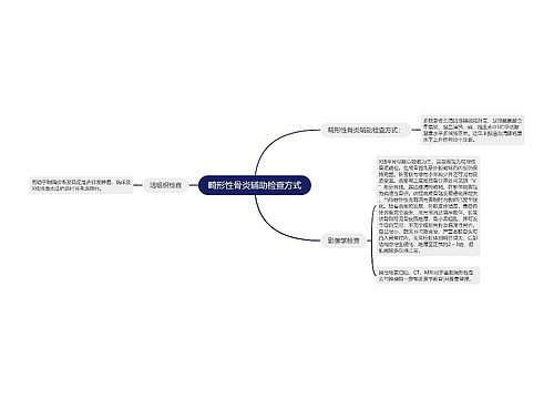 畸形性骨炎辅助检查方式