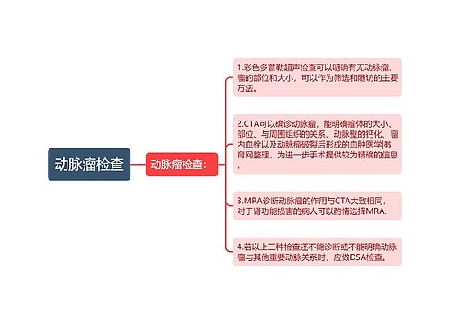 动脉瘤检查