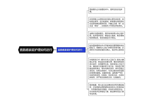 直肠癌家庭护理如何进行