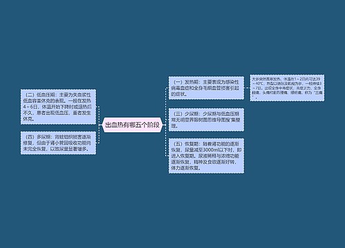 出血热有哪五个阶段