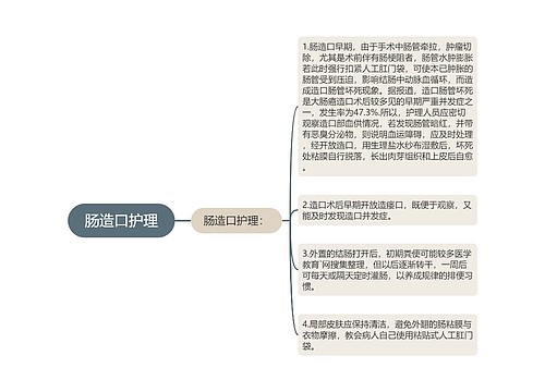 肠造口护理