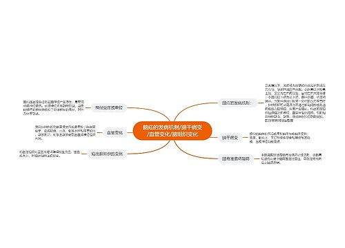 脑疝的发病机制/脑干病变/血管变化/脑组织变化