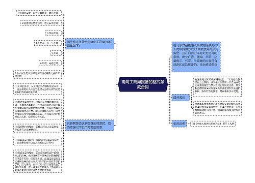 需向工商局报备的格式条款合同