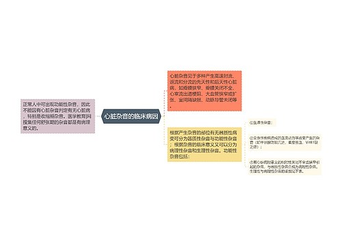 心脏杂音的临床病因