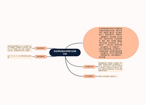 热证辨证临床表现与证候分析