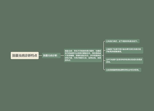 脑囊虫病诊断特点