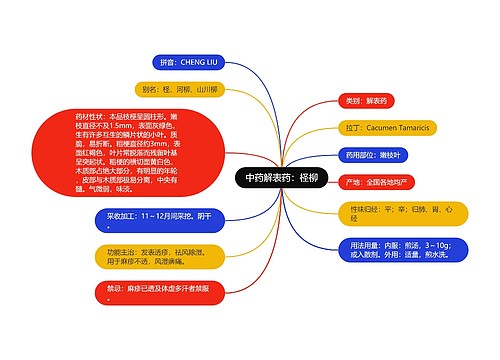 中药解表药：柽柳