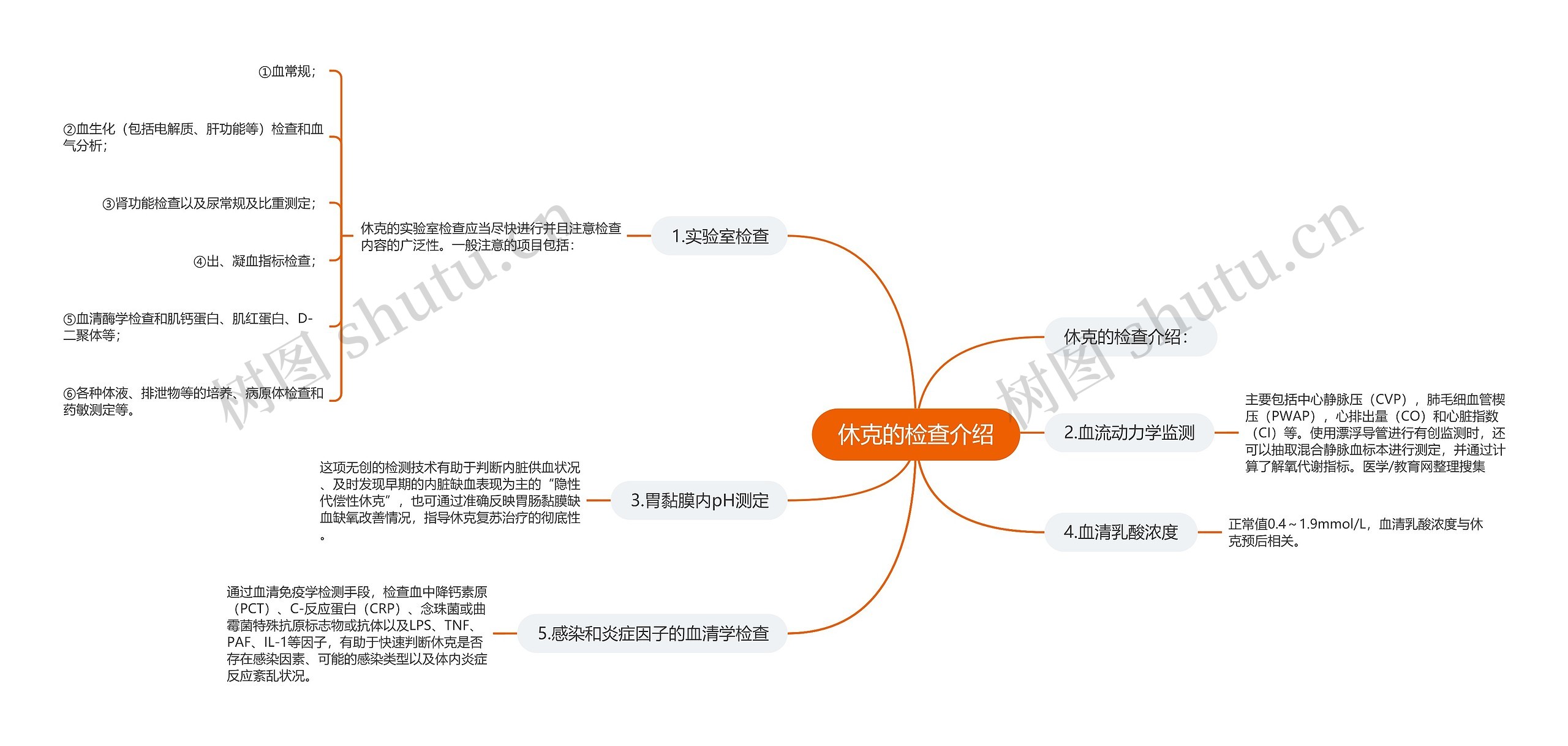 休克的检查介绍