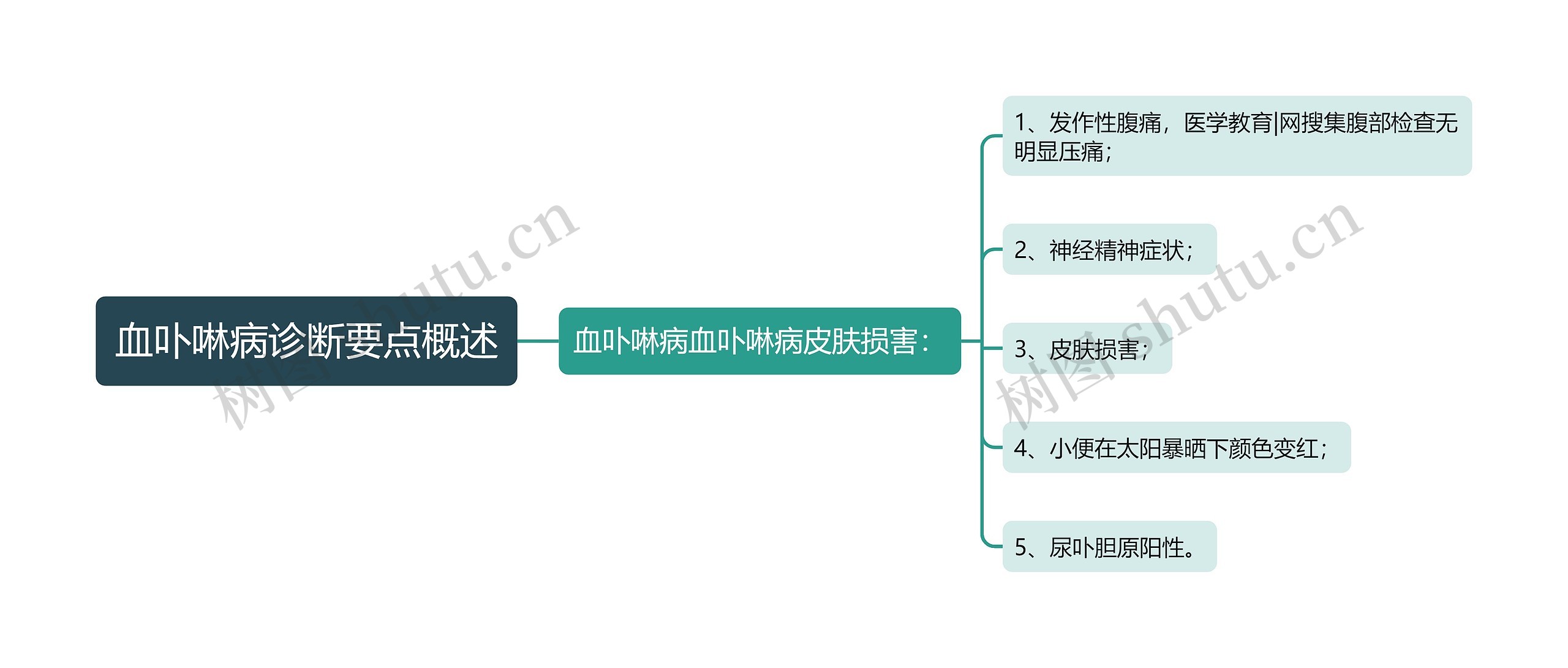 血卟啉病诊断要点概述