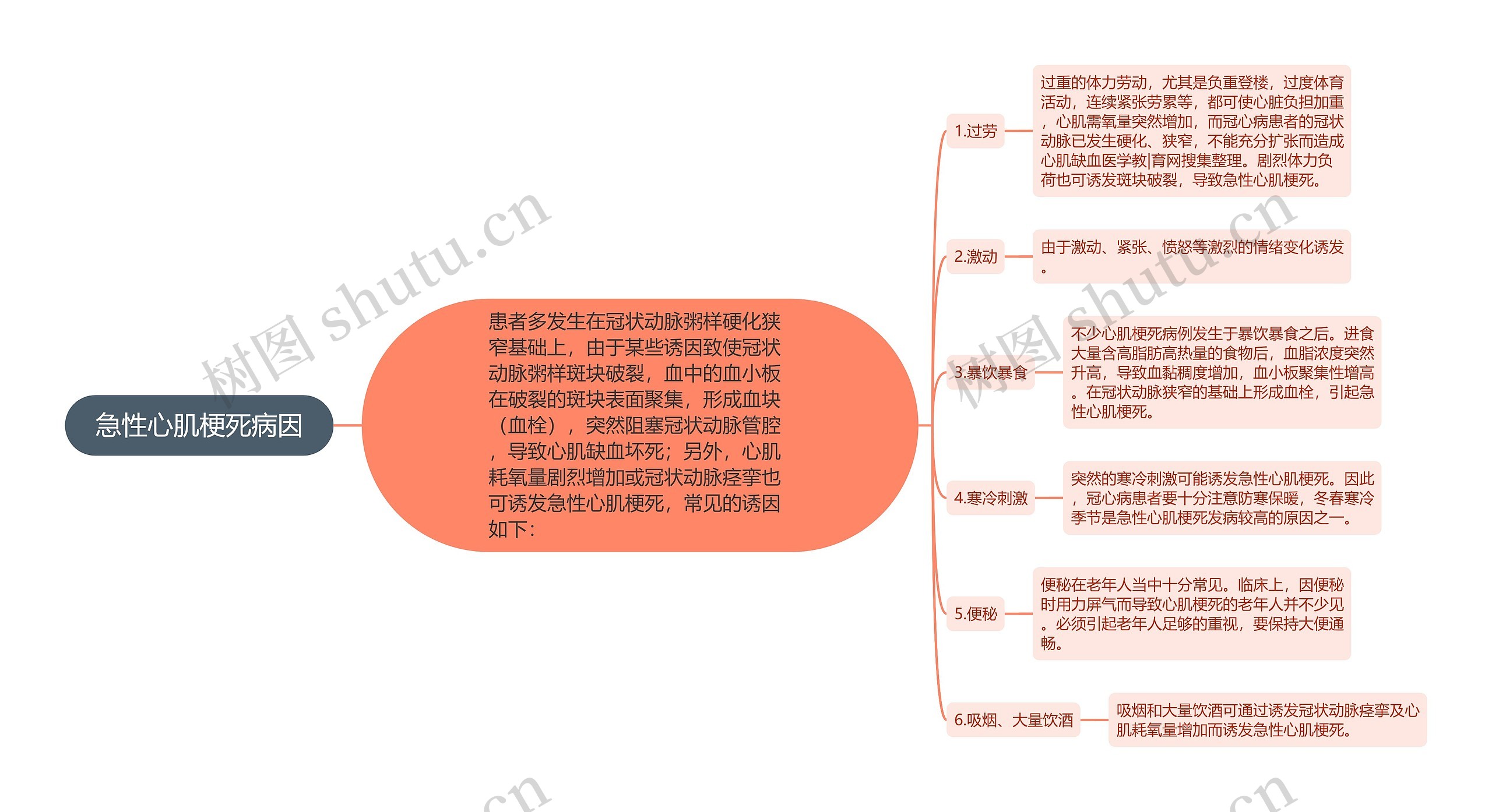 急性心肌梗死病因