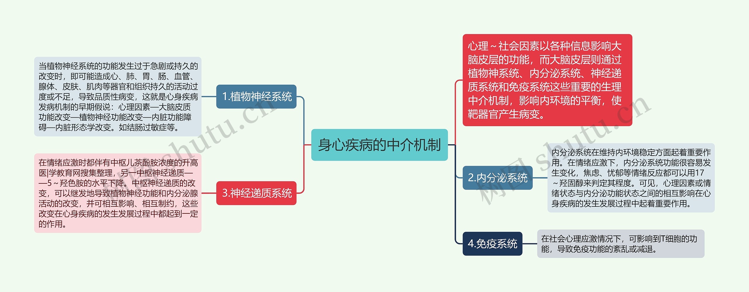 身心疾病的中介机制