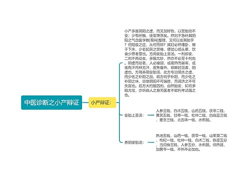 中医诊断之小产辩证