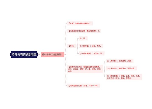 椿叶分布|功能|用量