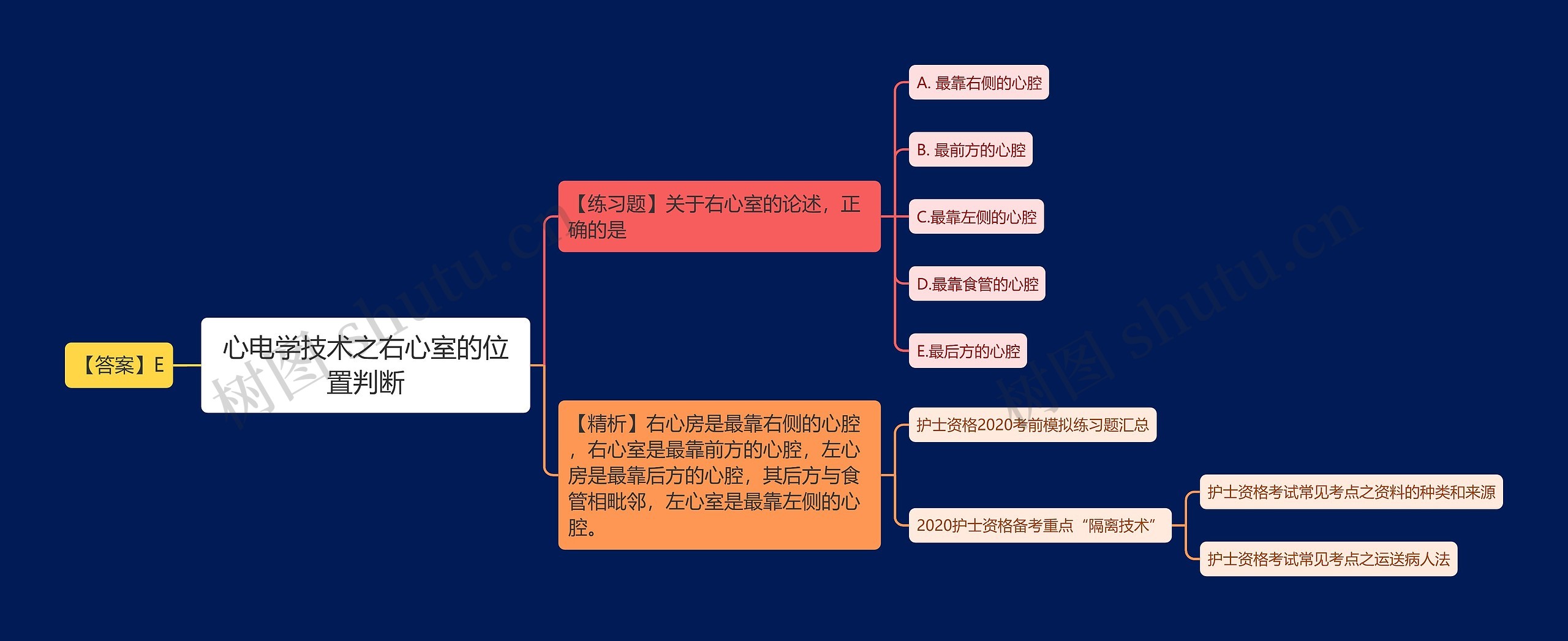 心电学技术之右心室的位置判断