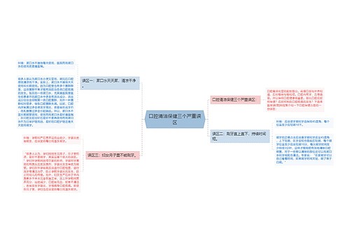 口腔清洁保健三个严重误区