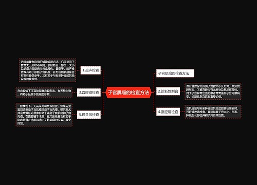 子宫肌瘤的检查方法